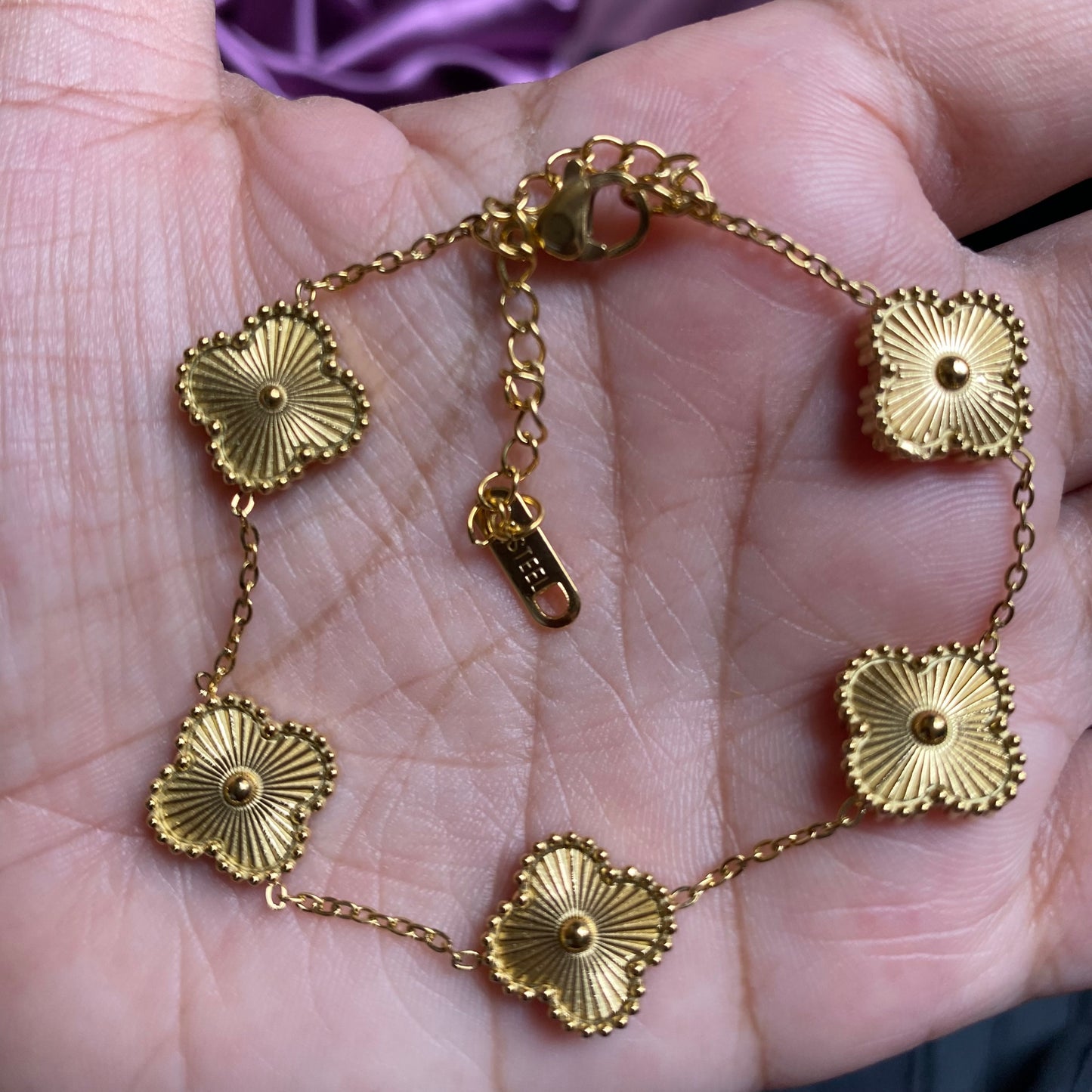 Golden Clover Bracelet