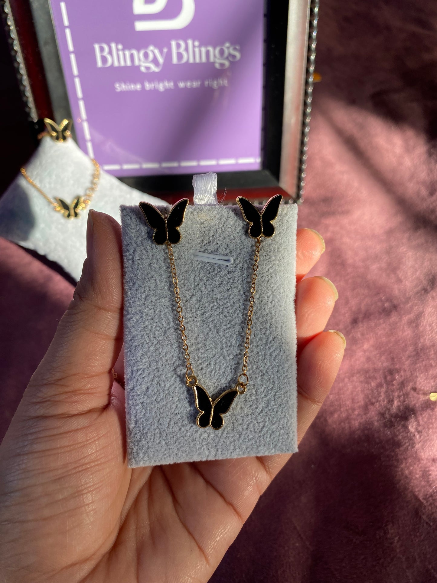Swallowtail Jewelry Set