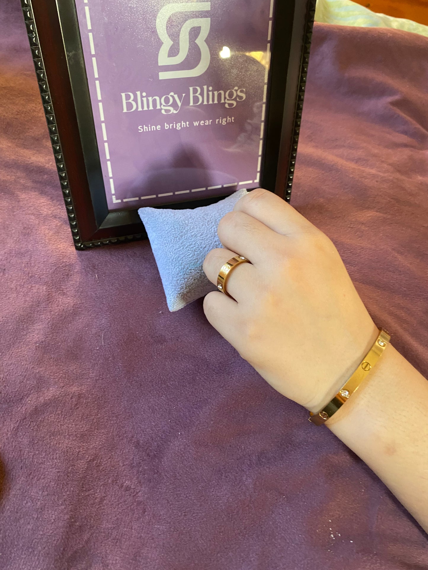 Cartier Bangle With Ring Combo