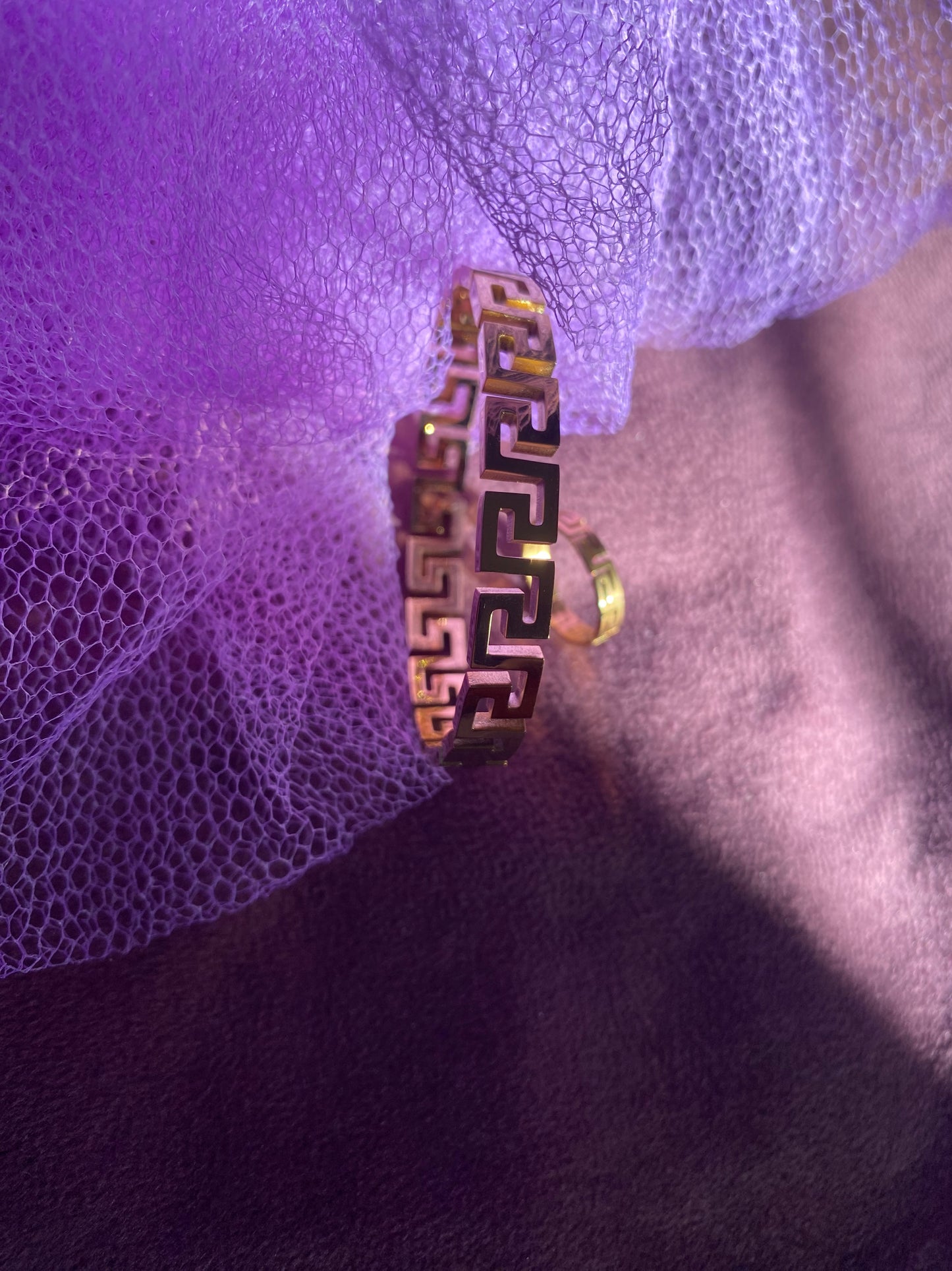 Snake Bangle with Ring
