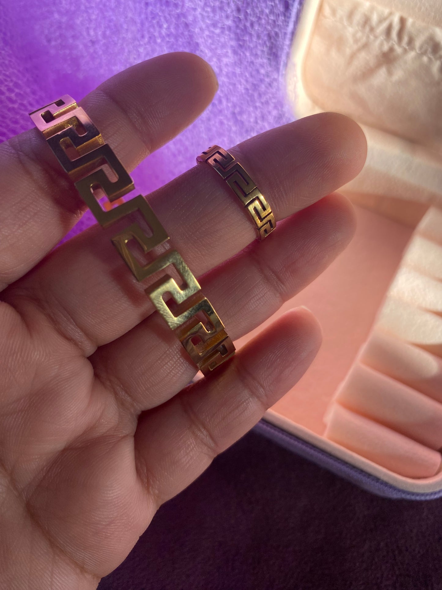 Snake Bangle with Ring