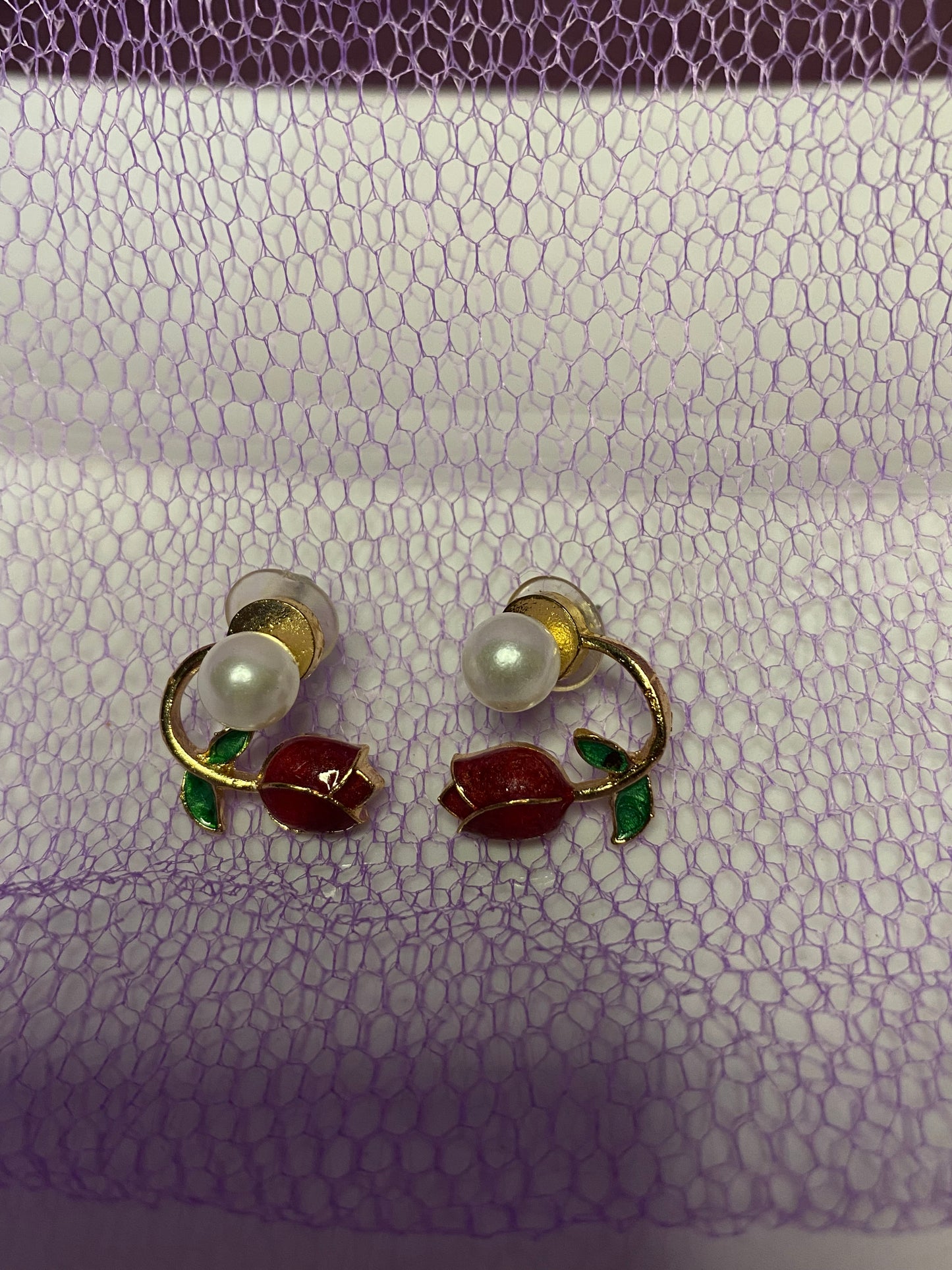 Pearl Flower Earring