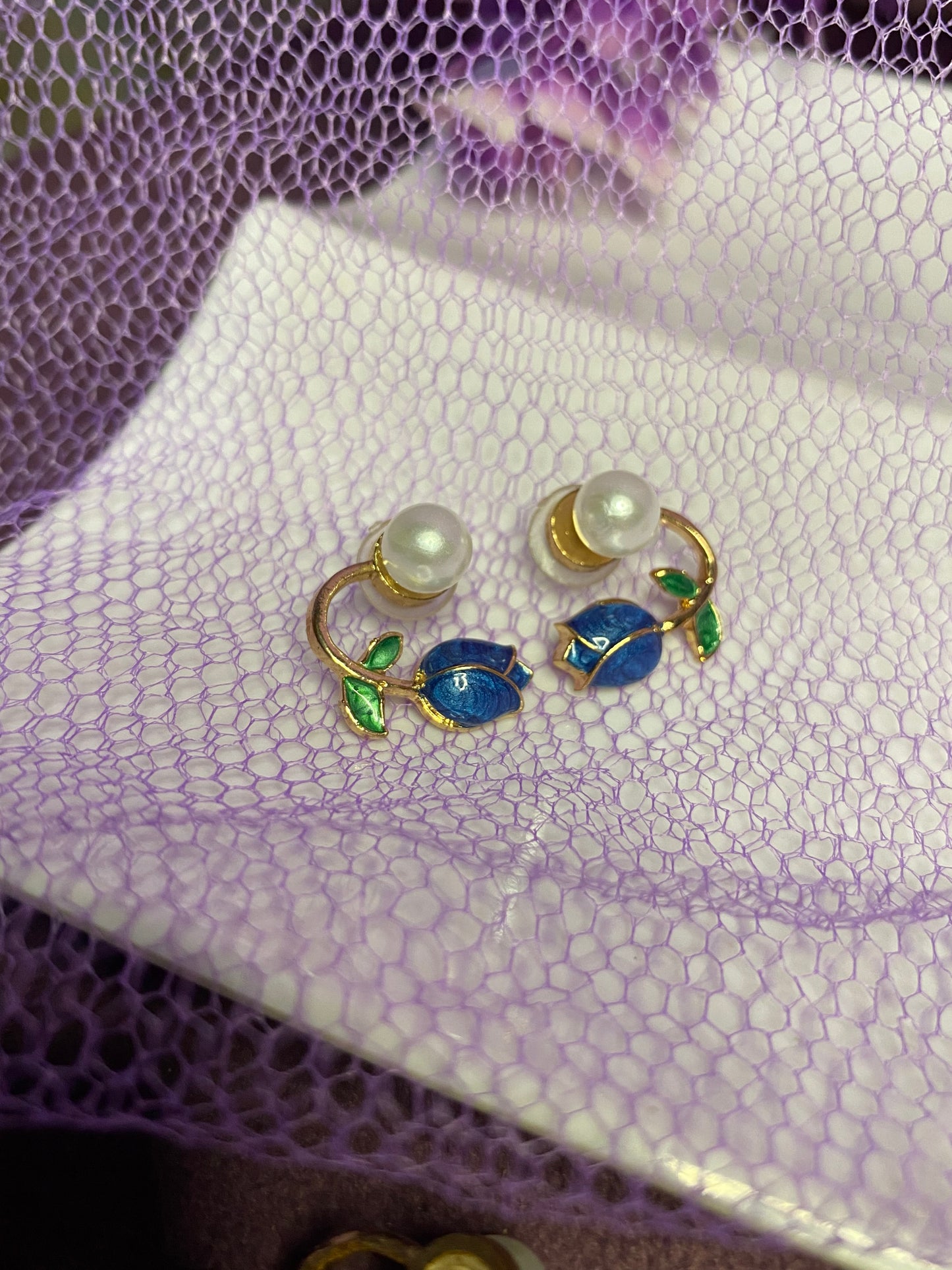 Pearl Flower Earring