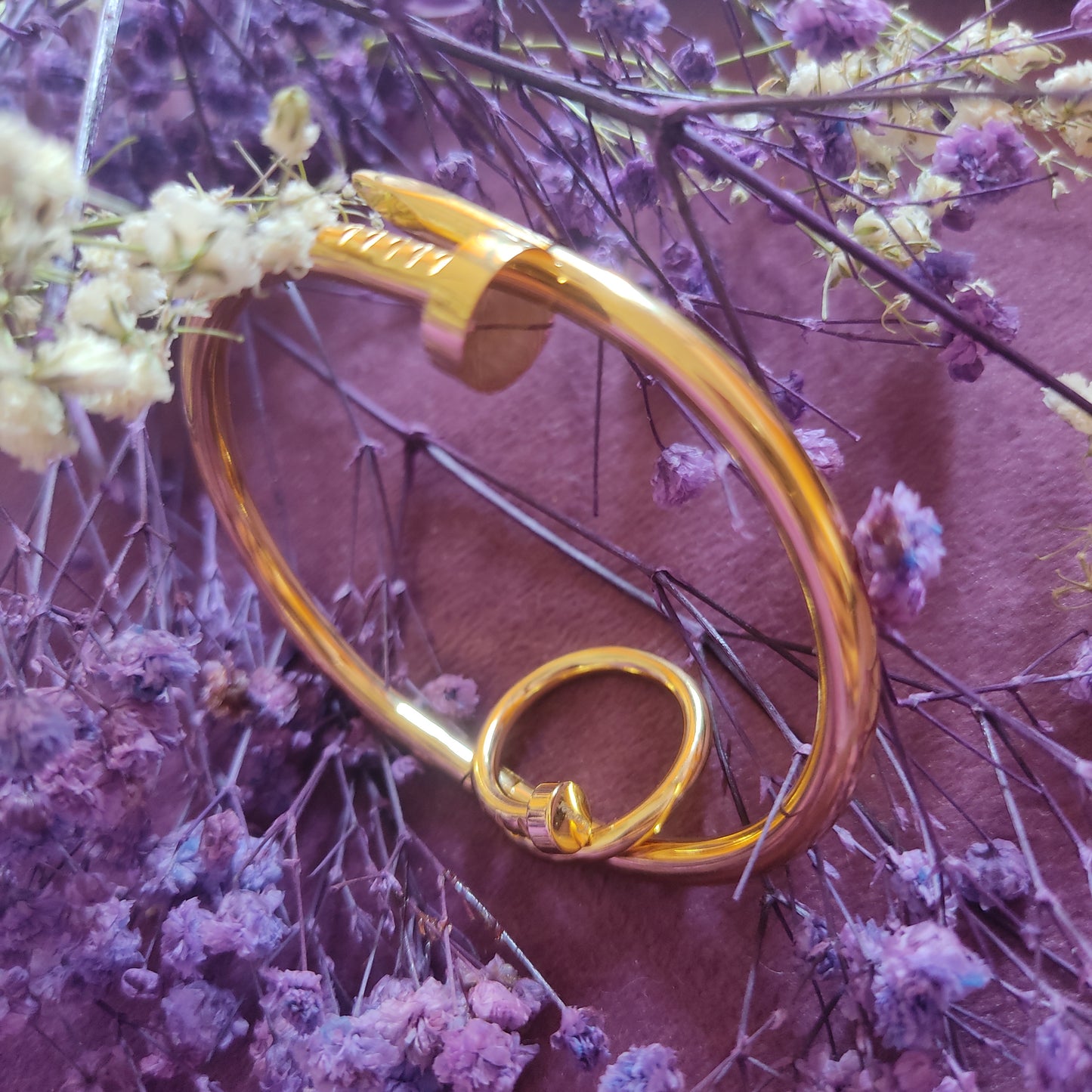 Nail Bangle with Ring
