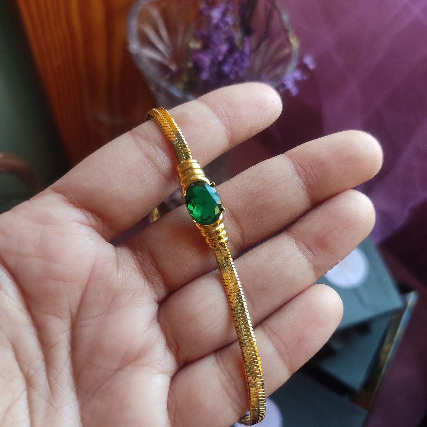 Green Stone Bracelet