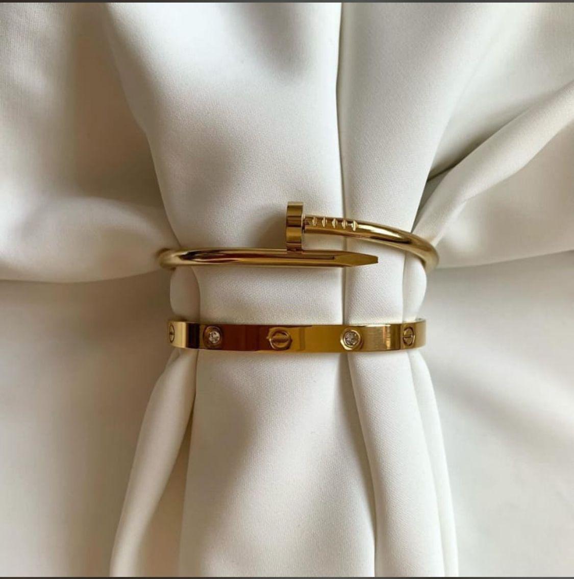 Cartier & Nail Bangle Combo