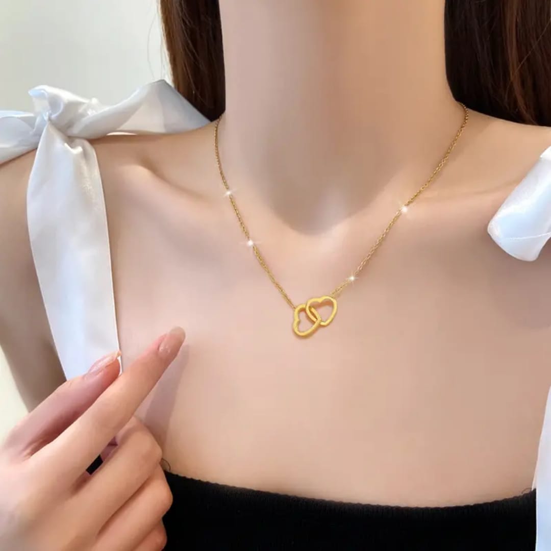 Twin Heart Necklace