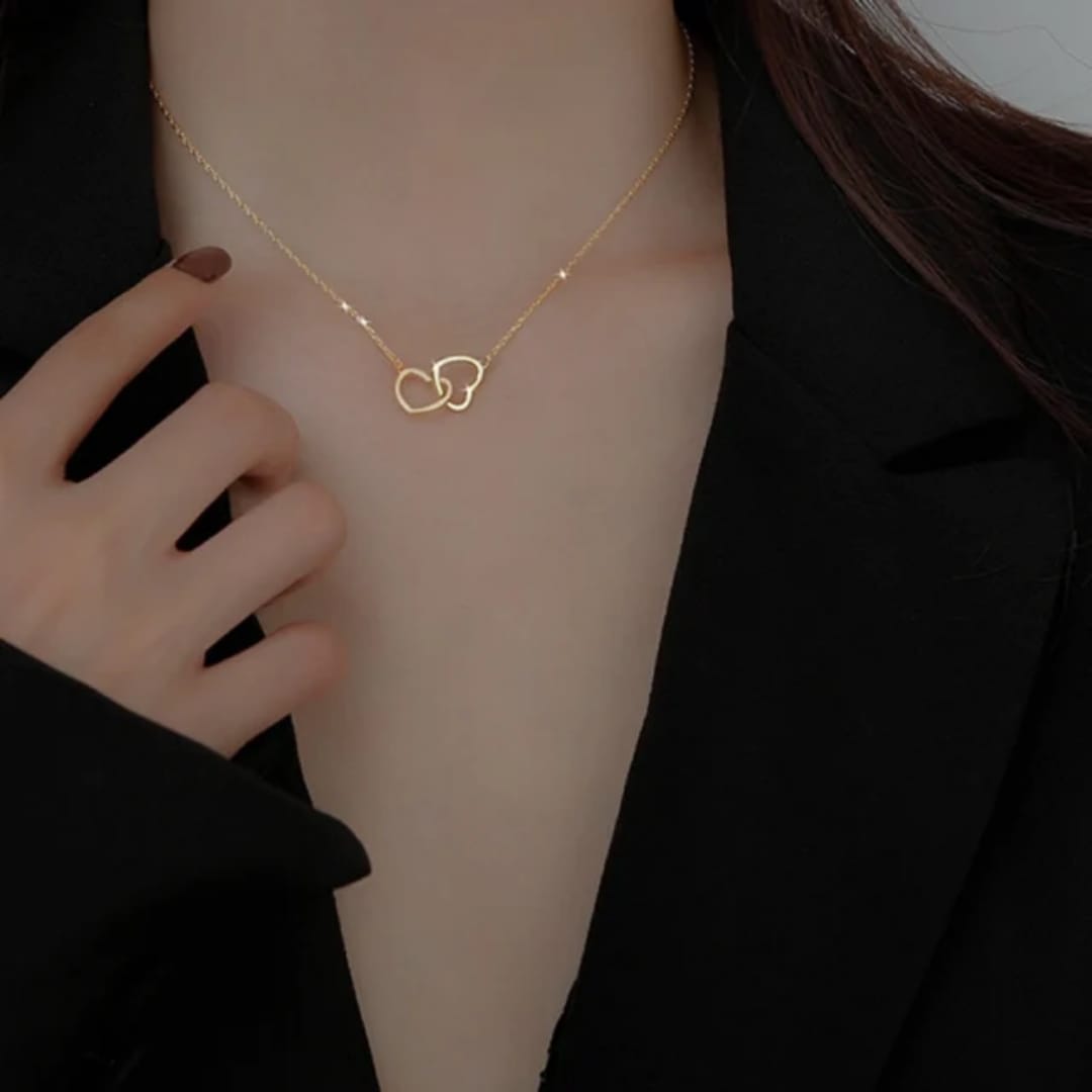 Twin Heart Necklace