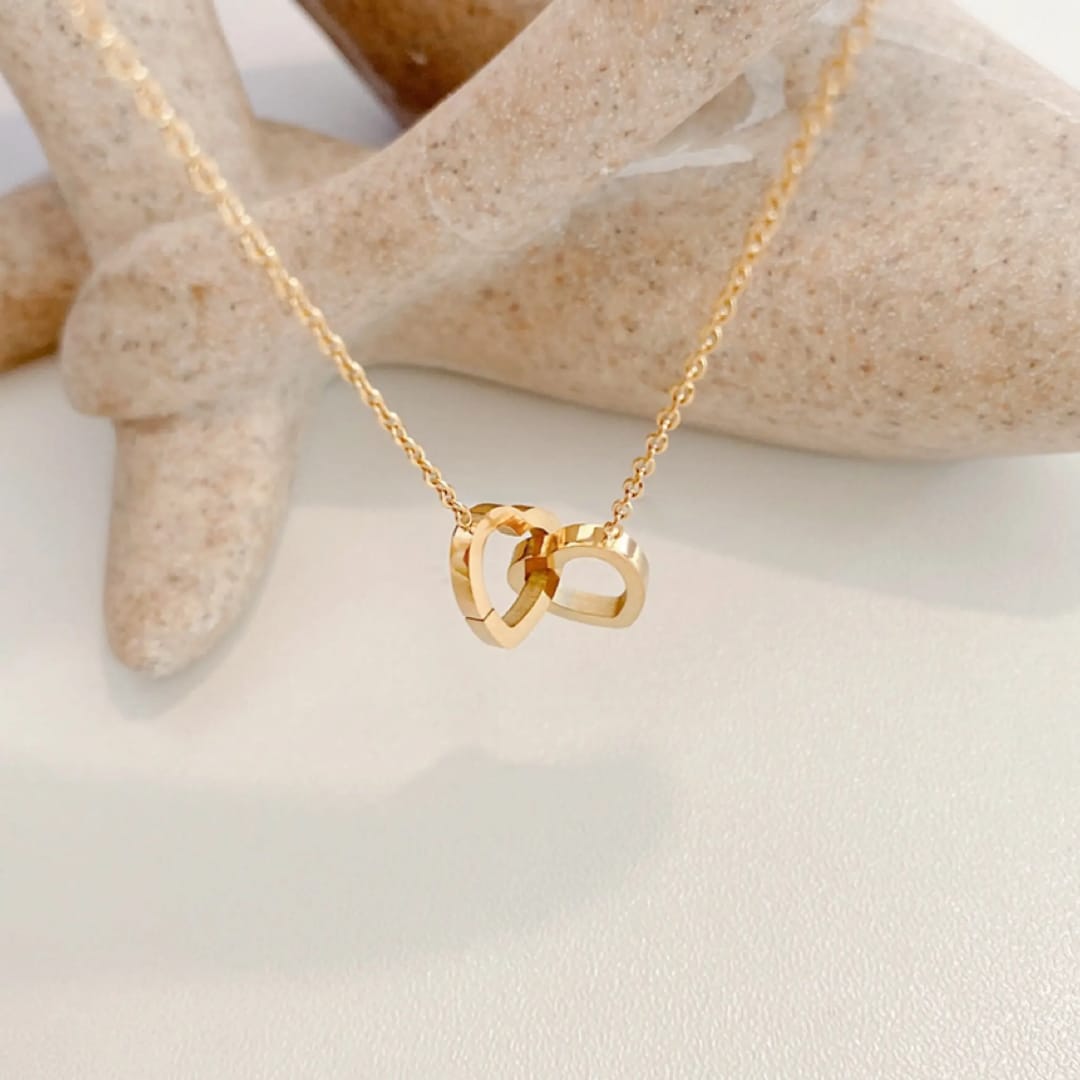 Twin Heart Necklace