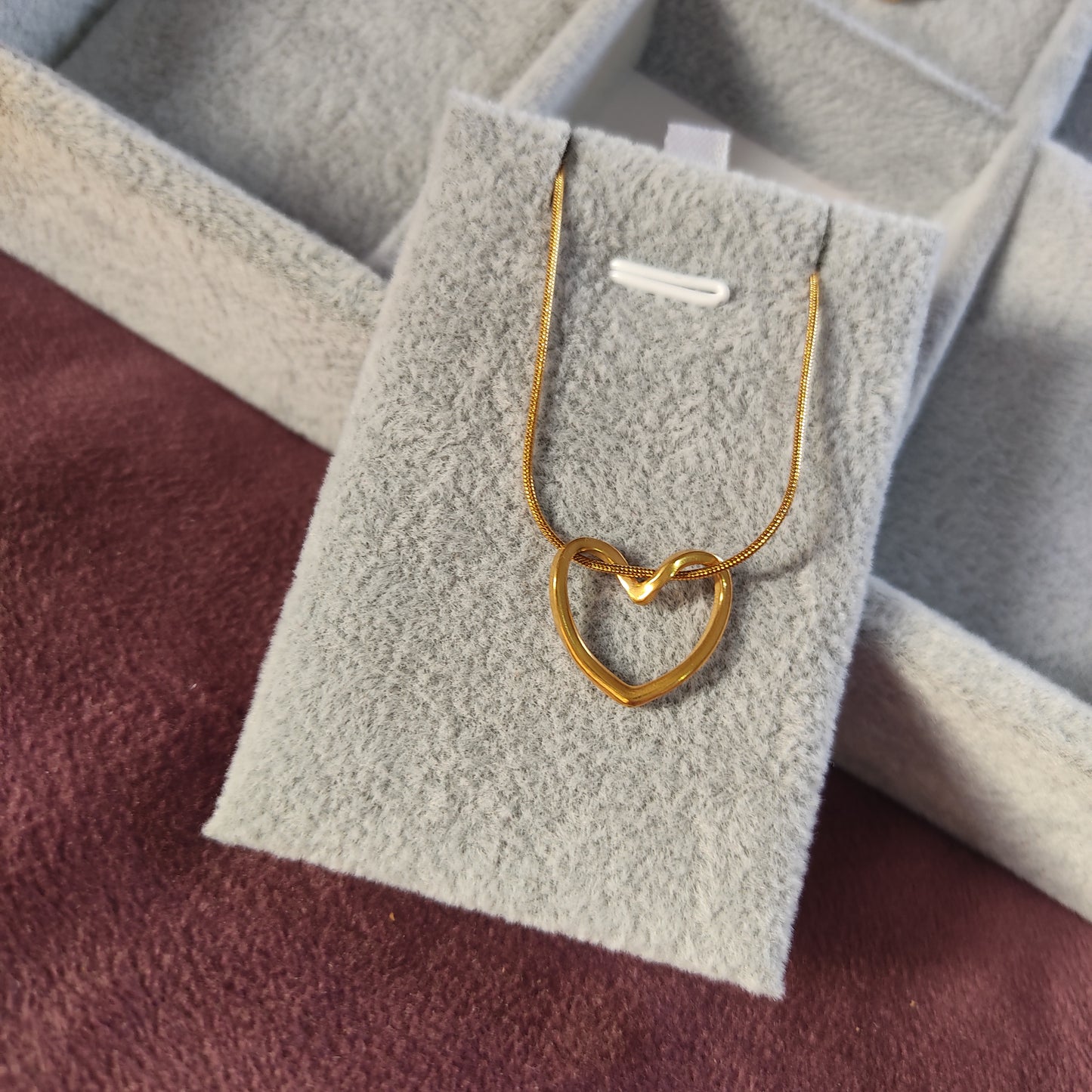 Transparent Heart Necklace