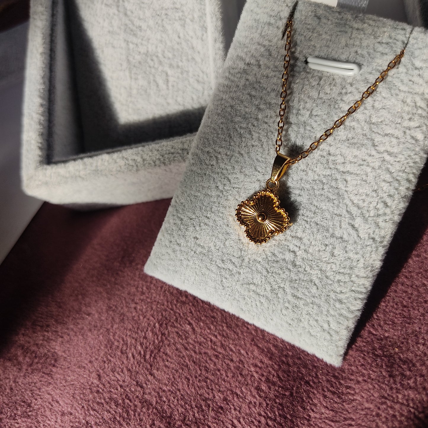 Golden Clover Necklace