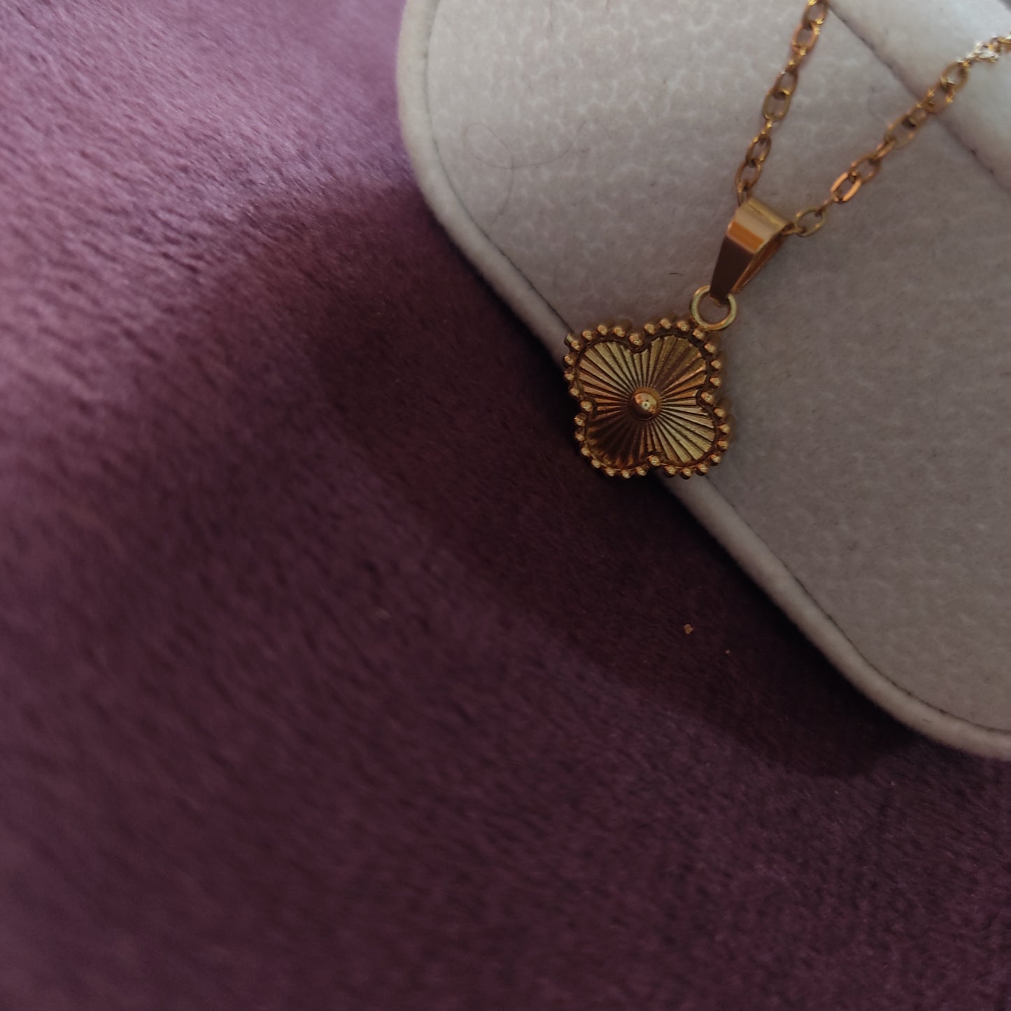 Golden Clover Necklace