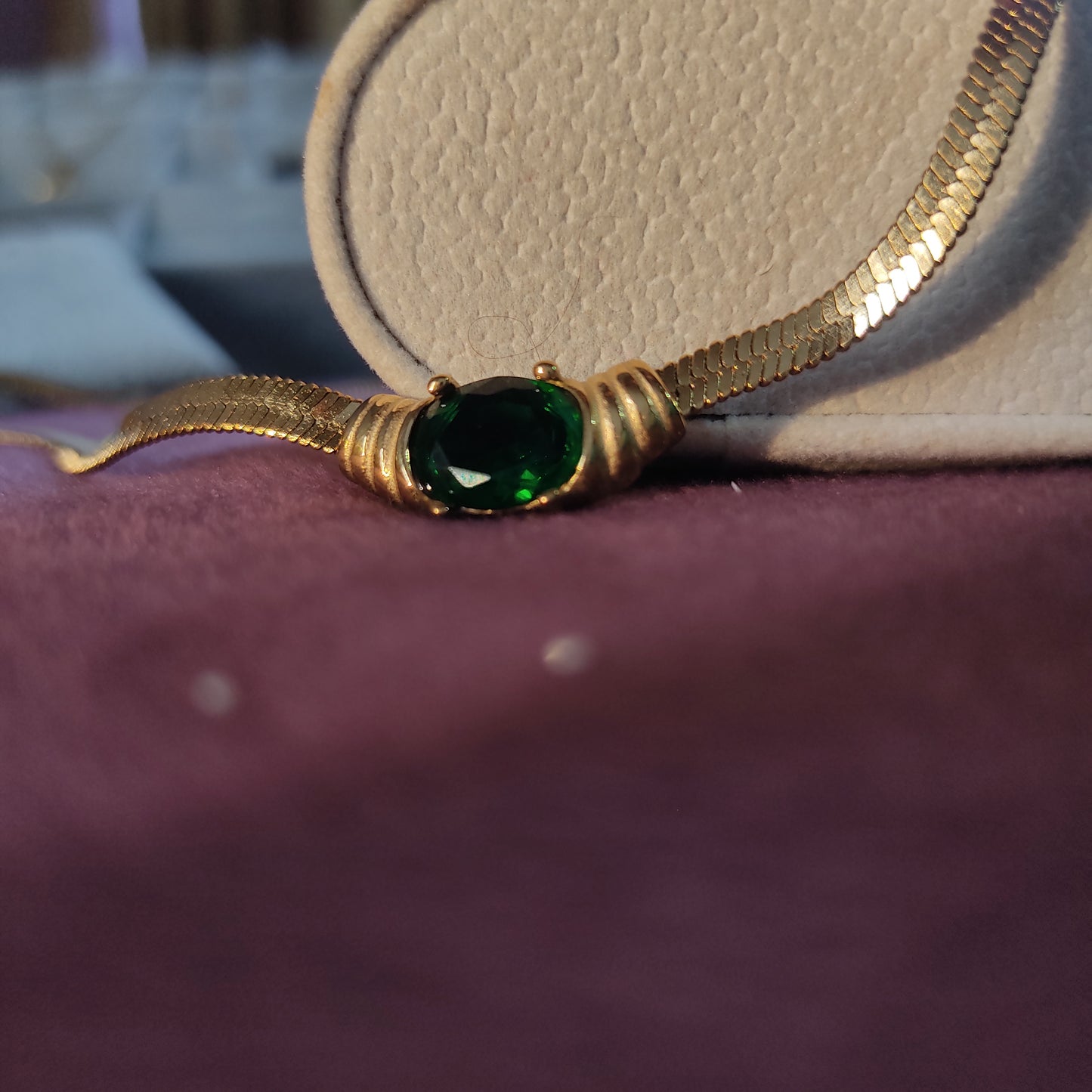 Green Stone Necklace