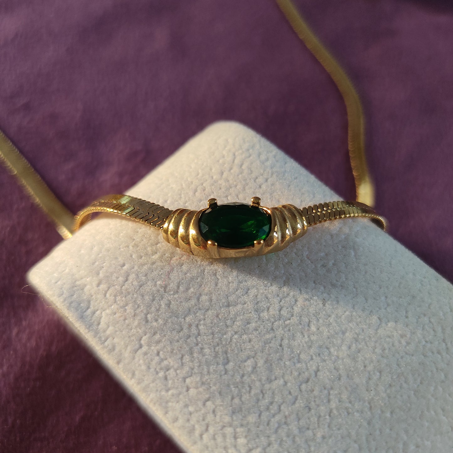 Green Stone Necklace