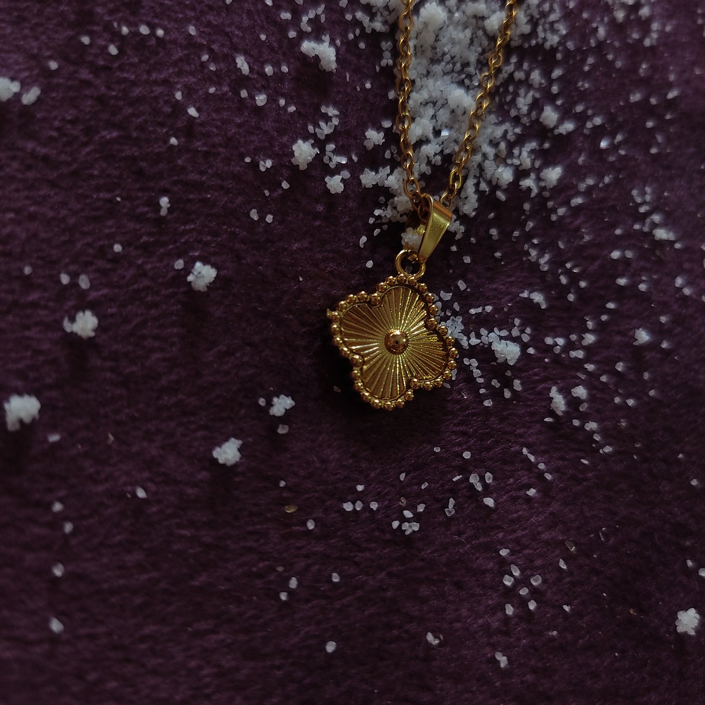 Golden Clover Necklace