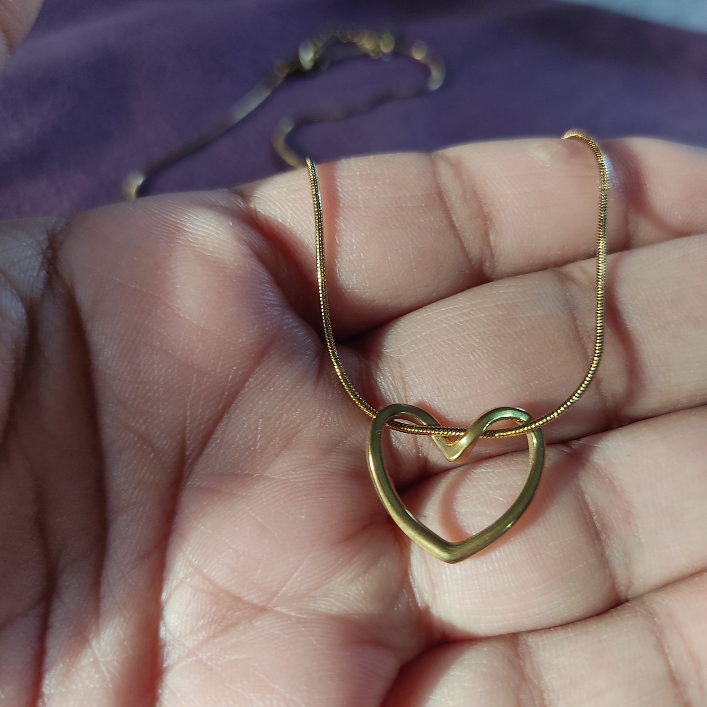 Transparent Heart Necklace