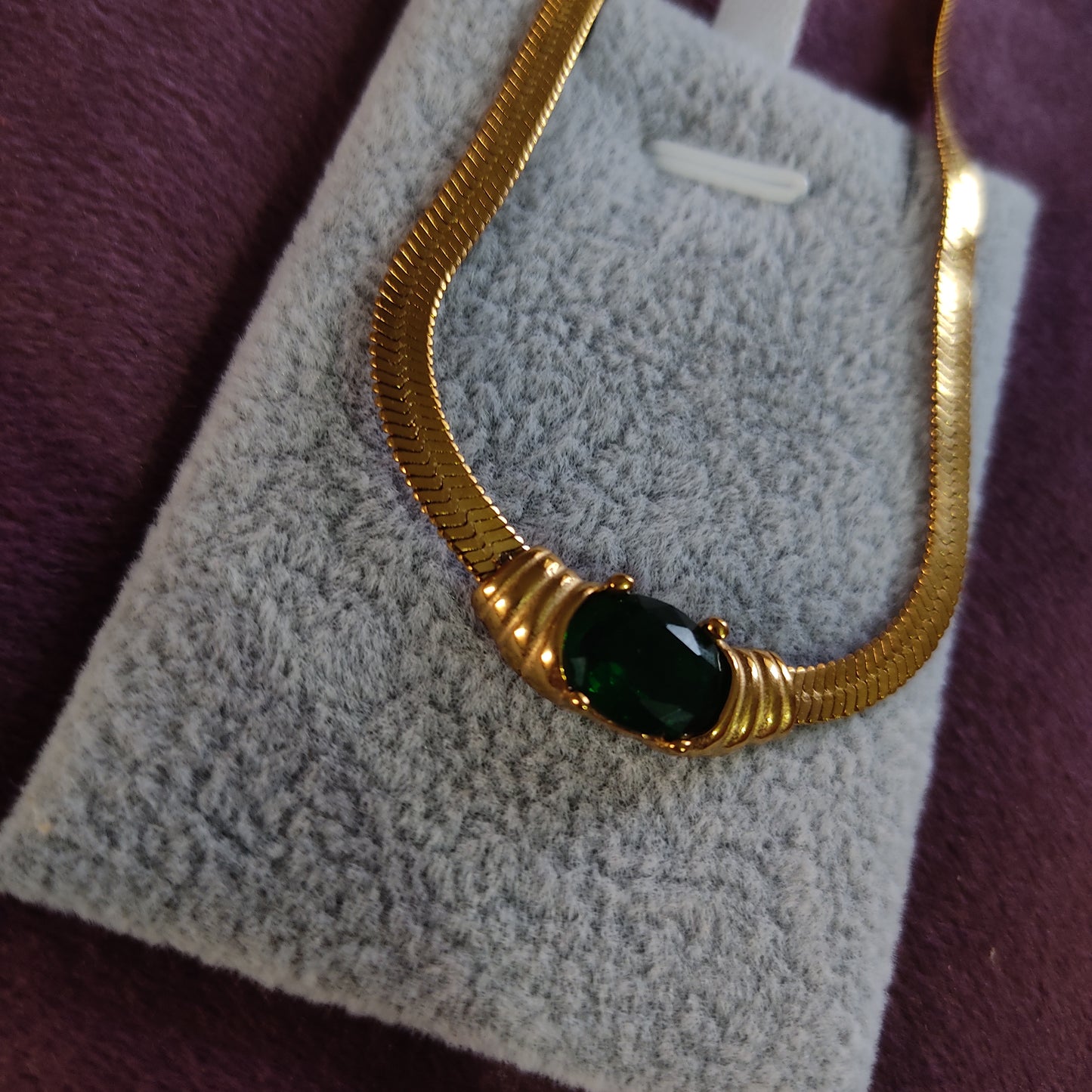 Green Stone Necklace