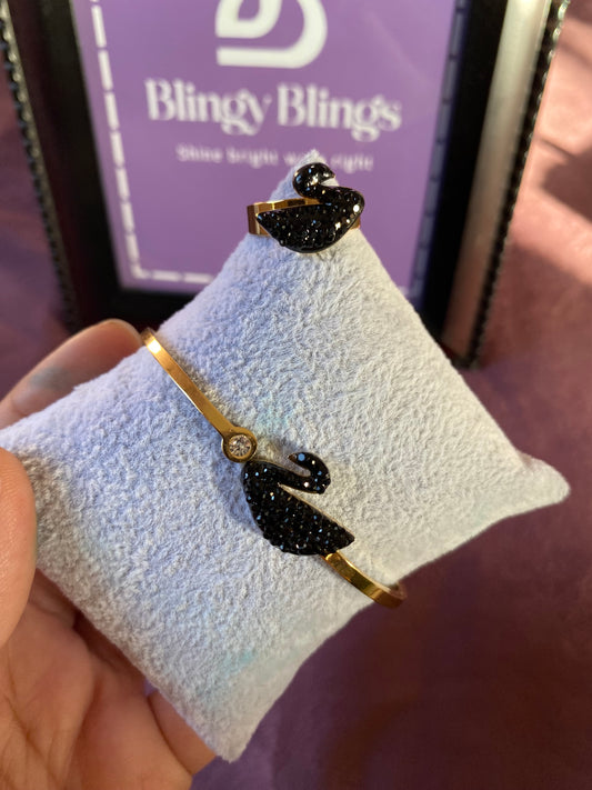 Duck Bangle With Ring Combo