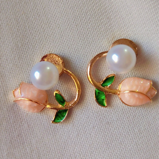 Pearl Flower Earring