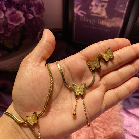 Butterfly Jewelry Set