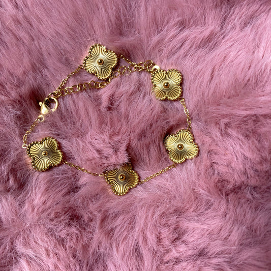 Golden Clover Bracelet