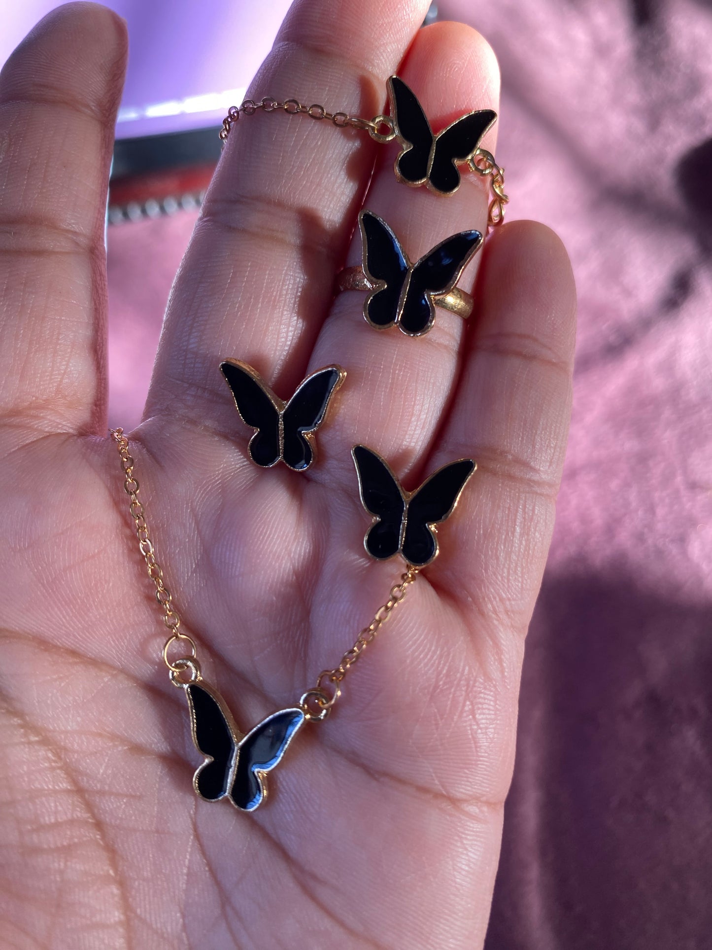 Swallowtail Jewelry Set
