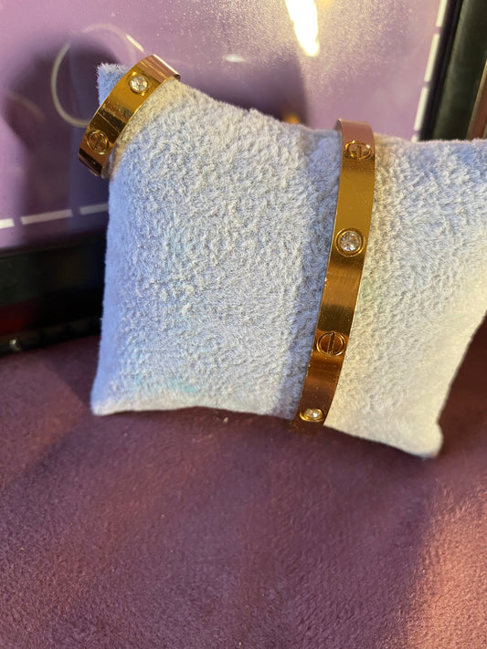 Cartier Bangle With Ring Combo