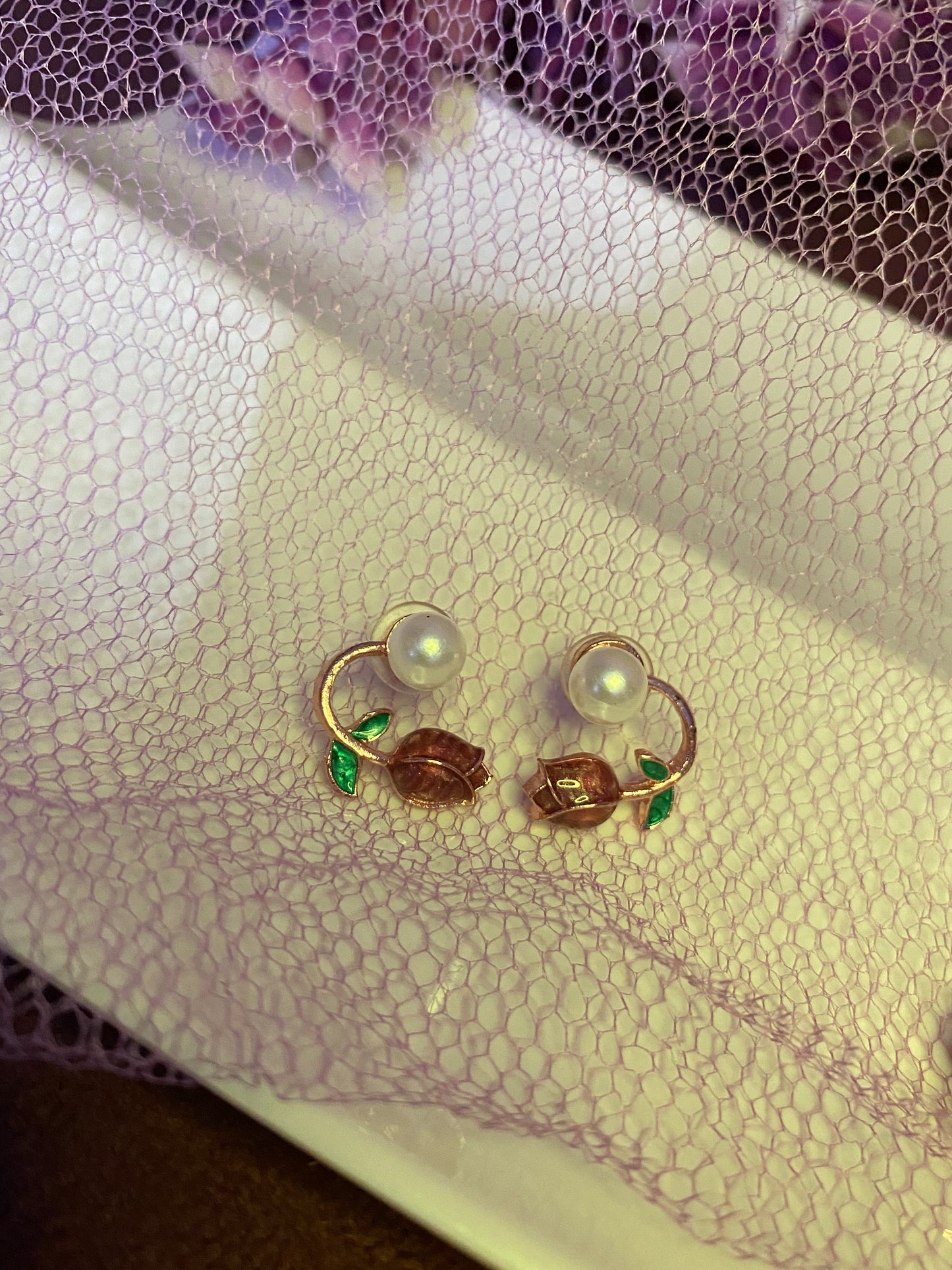 Pearl Flower Earring