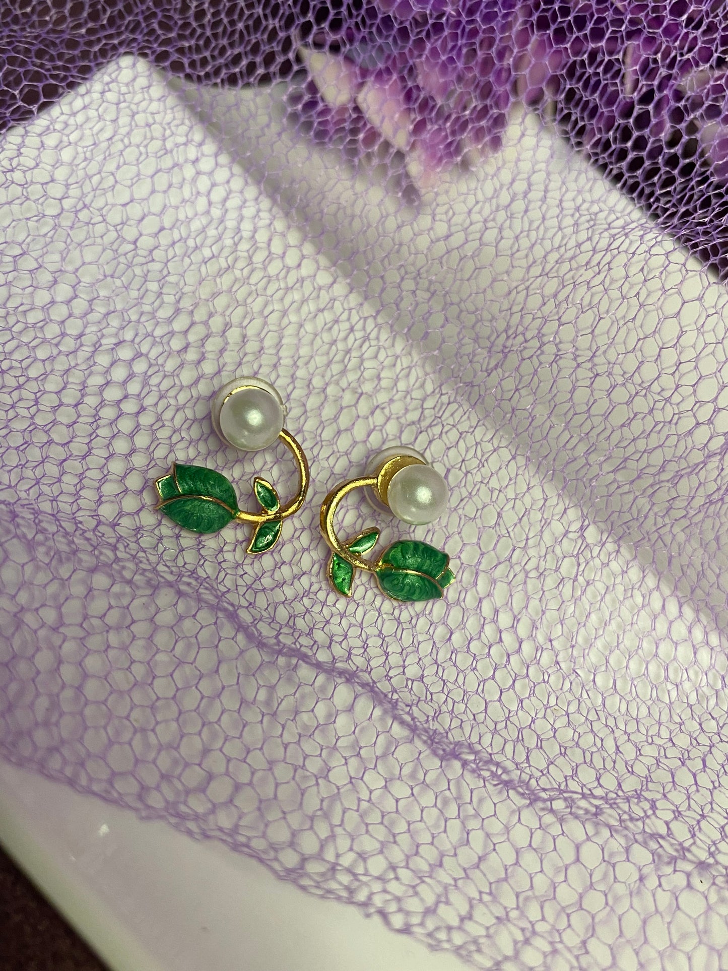 Pearl Flower Earring