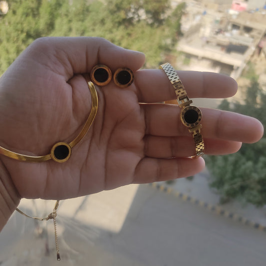 Roman Clock Jewelry Set