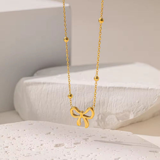 Bow Necklace