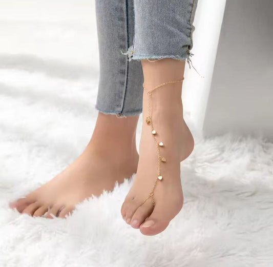 Mini Heart Anklet