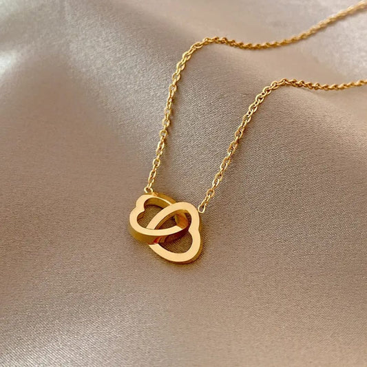 Twin Heart Necklace
