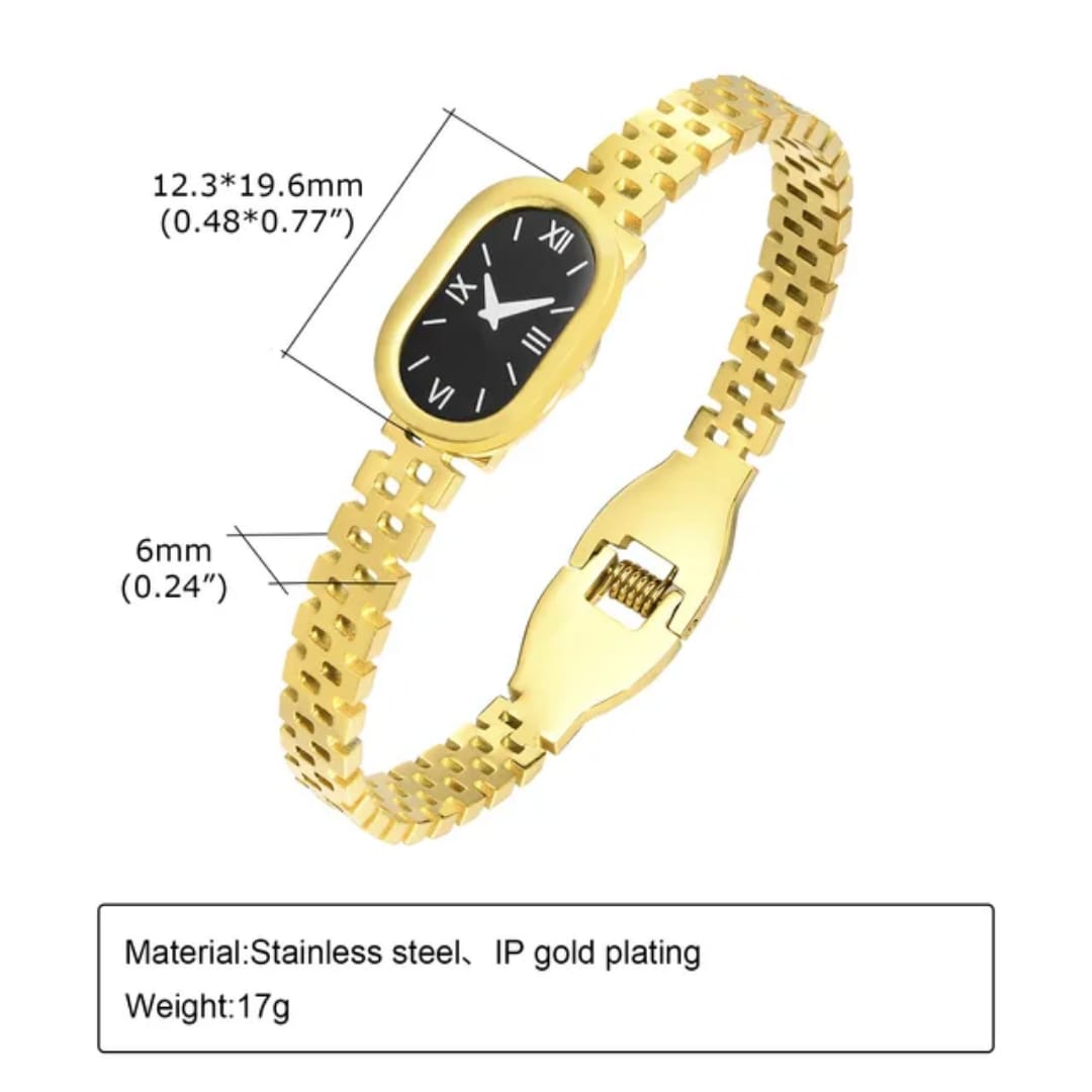 Roman Grid Bangle