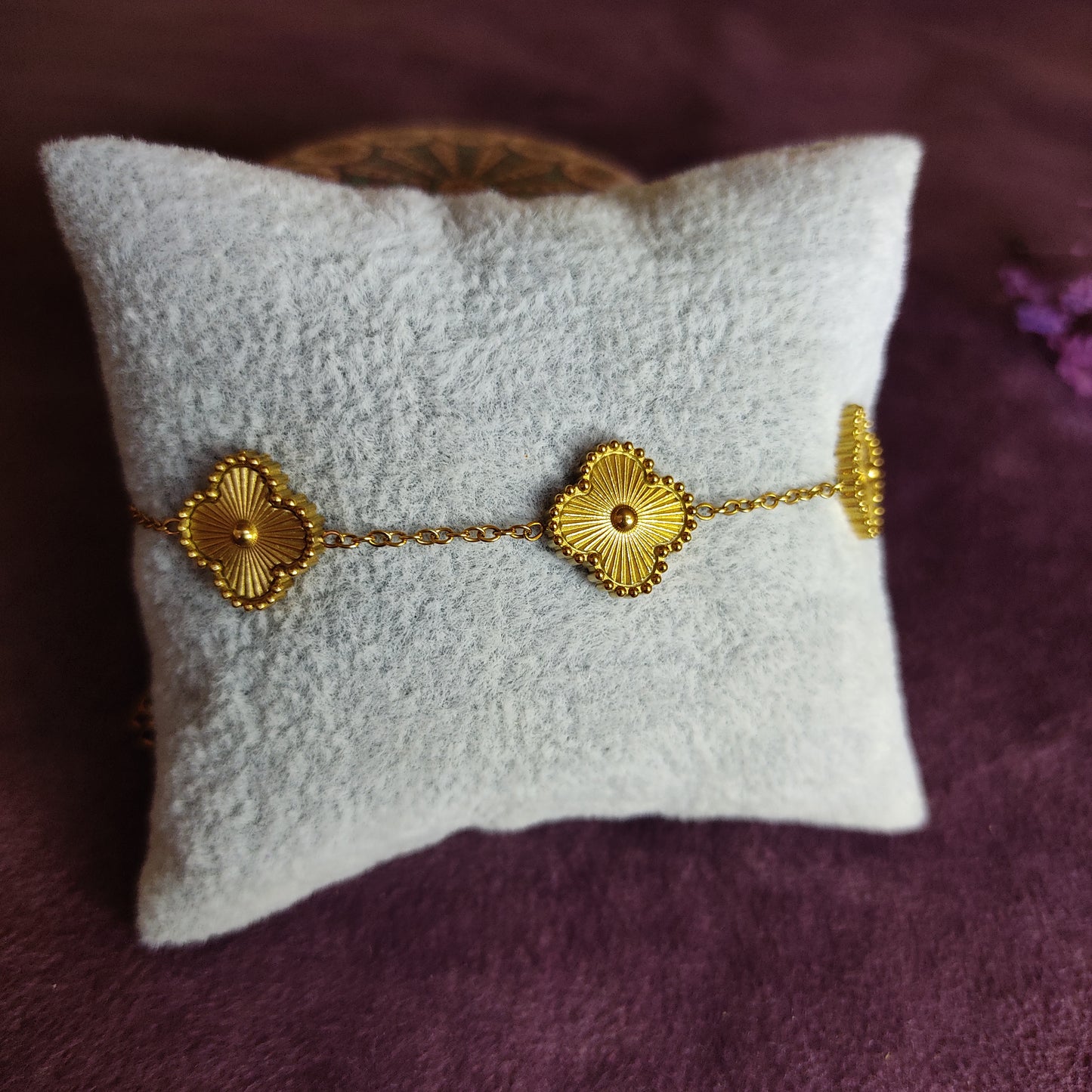 Golden Clover Bracelet