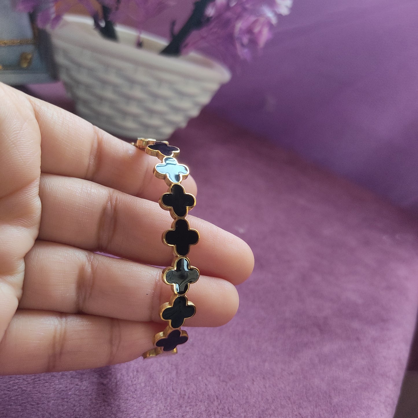 Multi Clover Bangle