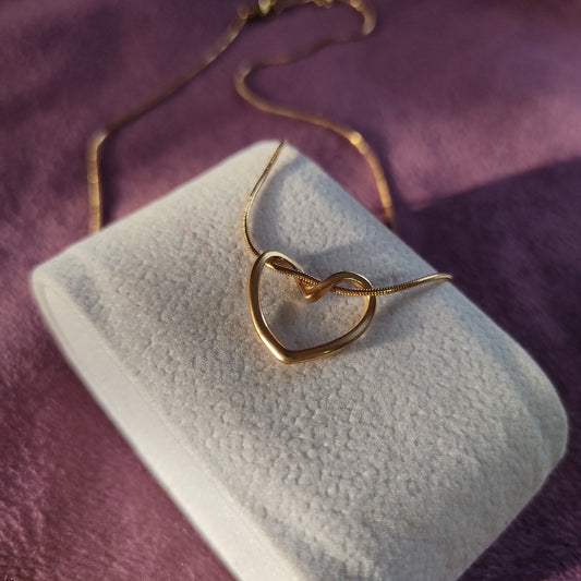 Transparent Heart Necklace