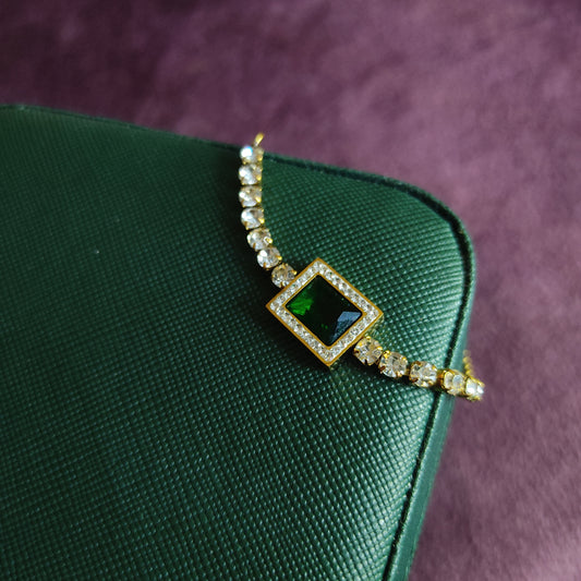 Emerald Stone Bracelet