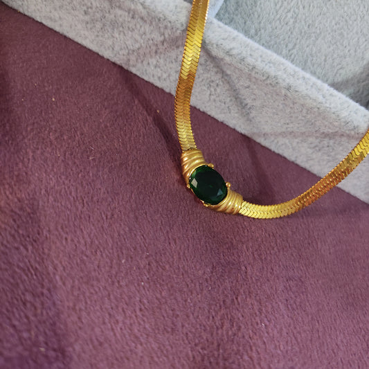 Green Stone Necklace
