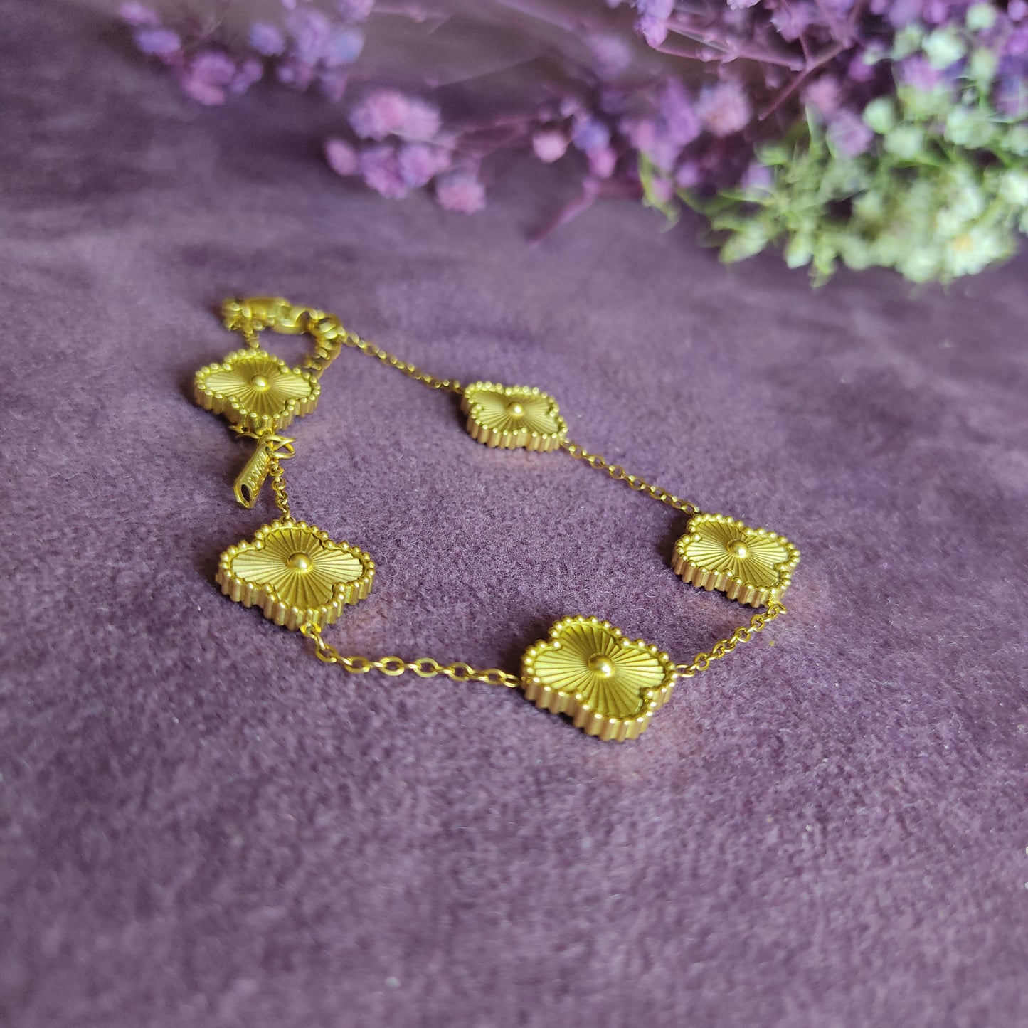 Golden Clover Bracelet